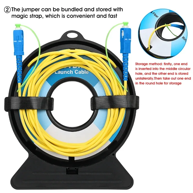 SCUPC-SCUPC OTDR Launch Cable Optical Time Domain Reflectometer Test Blind Spot Elimination OTDR Extension Cable Single Mode