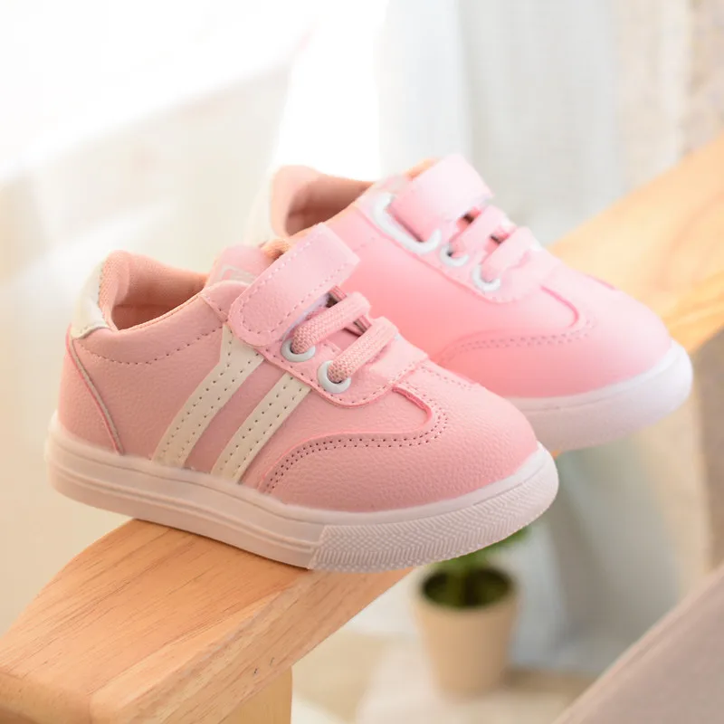 2022  Korean Version of Small White Shoes Baby Casual Shoes Toddler Children\'s Skate Shoes  Boys Shoes  for Women Sneakers