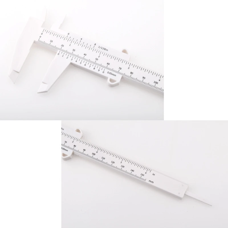 RXJC Double Scale Sliding Gauge Eyebrow Ruler Permanent Makeup Caliper Tools