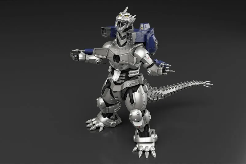 متوفر في المخزون الأصلي Aoshima ACKS MECHAGODZILLA MFS-3 Godzilla ضد Mechagodzilla أنيمي نموذج لجسم ألعاب الحركة المجمعة الهدايا