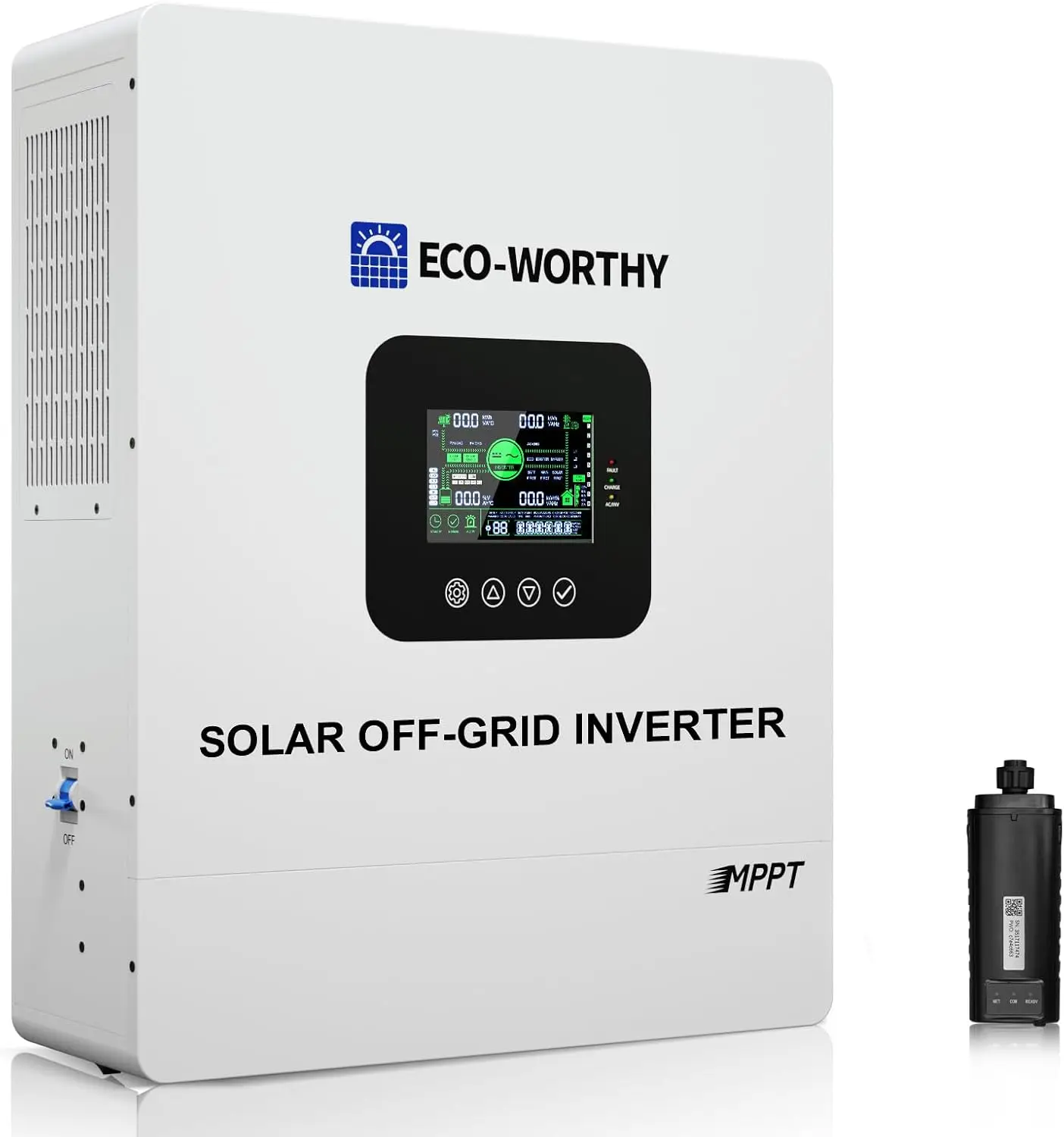 UL1741 5000W 48V Solar Inverter Charger, 48V DC to 120V AC,Inversor Solar Built in 100A MPPT Charge Controller,40A AC Charger,Wo