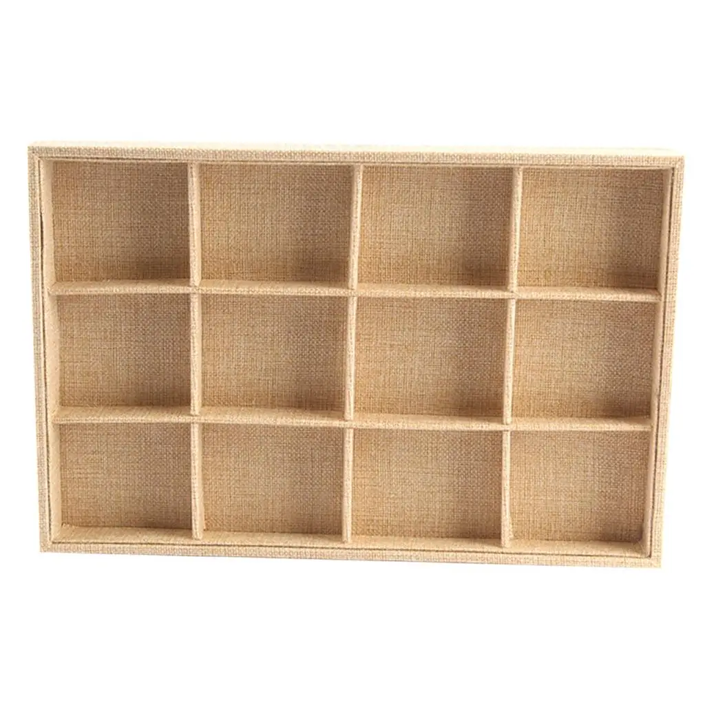 Linen Jewelry Tray Jewelry Tray Stackable Scratch Resistant Jewelry Display for