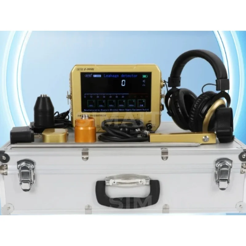 Leak Detector, Water Leak Detector, Tap Water Floor Heating Water Pipe Leakage F999A Measures 4 Meters