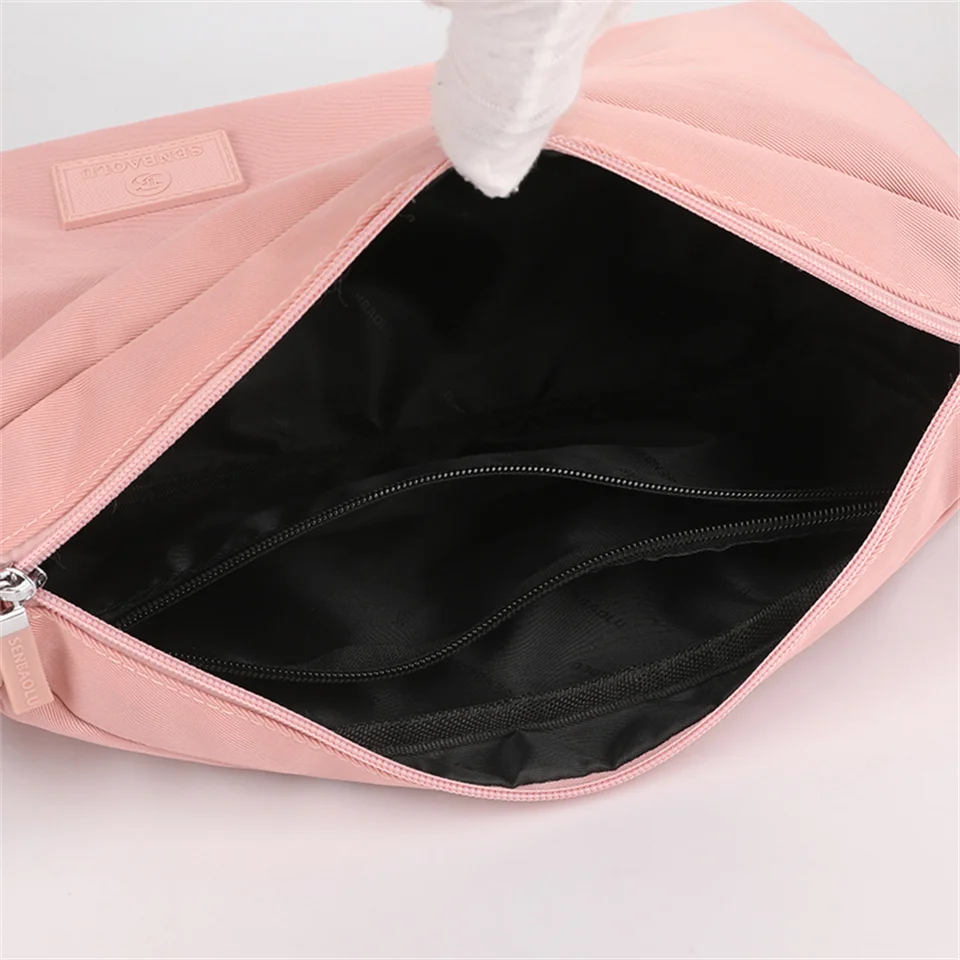 Women Vintage Shoulder Bags Retro Nylon Tote Bag For Female Large Casual Crossbody Bag Sac Femme