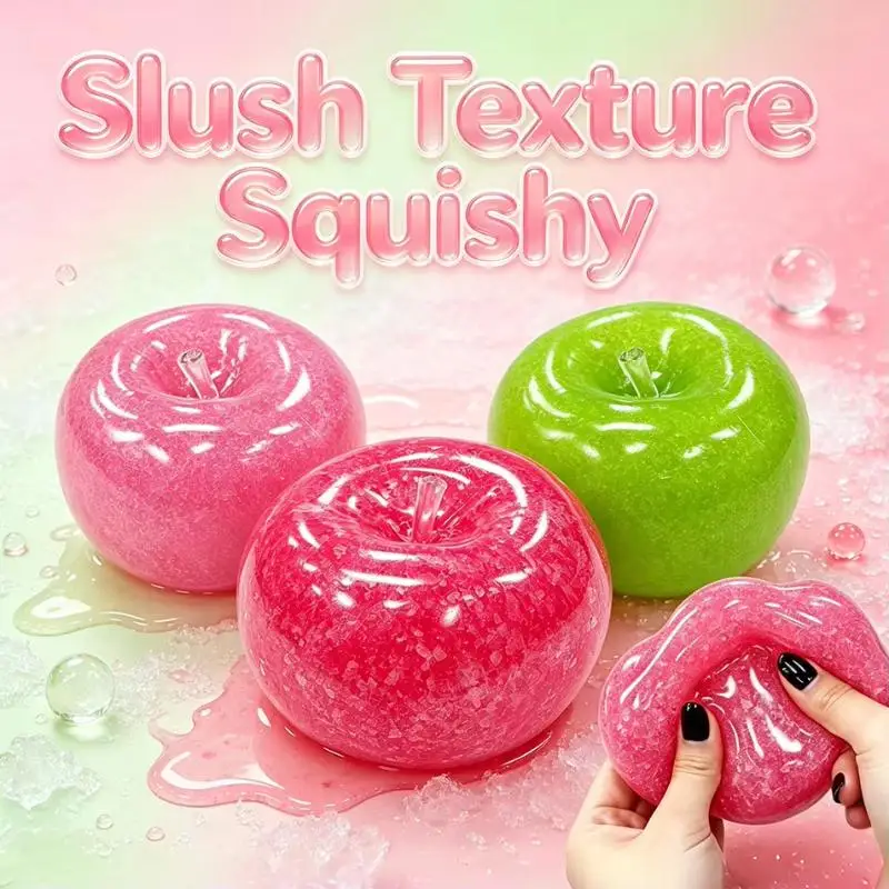 1 Pcs Big Apple Stress Ball Fidget Toy Slush Material Squeeze ASMR Sensory Toys for Adults Anti Stress Festival Gift