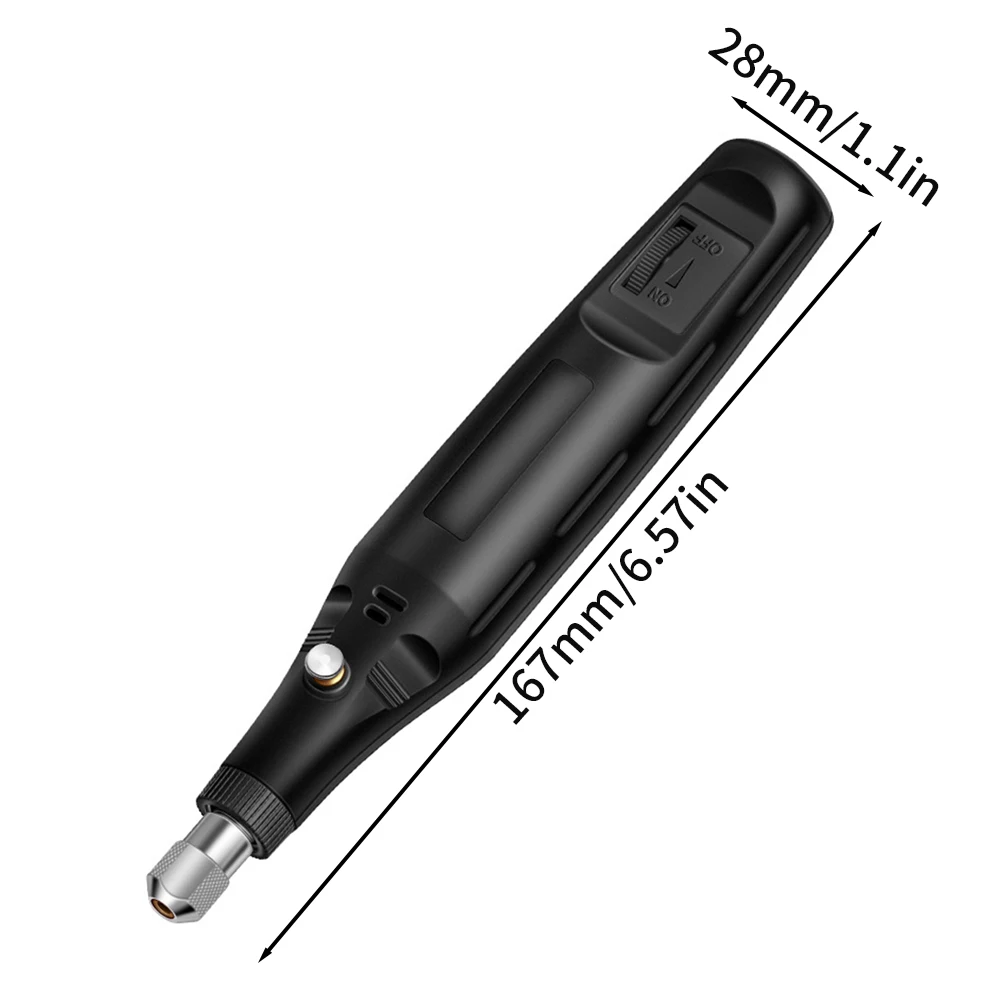 Imagem -04 - Min Moedor de Broca Elétrica Gravador Caneta Moedor Mini Broca Polimento Ferramenta Rotativa Elétrica Máquina Moagem Ferramenta Doméstica 18000r