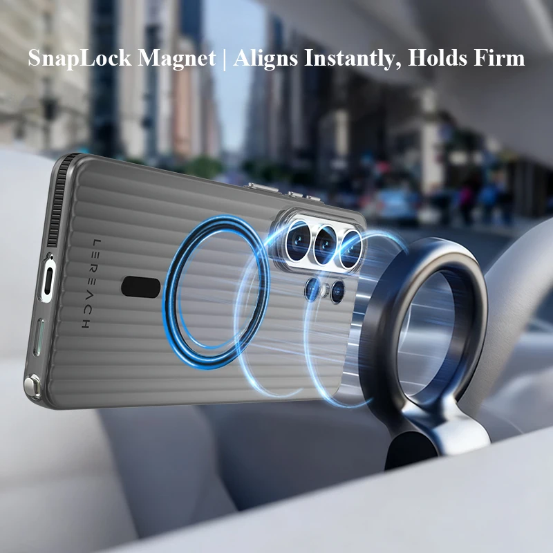 Etui magnetyczne Lereach do Samsung Galaxy S26 Ultra S25 Ultra S24 Ultra, matowe, antypoślizgowe, smukłe, z pełną ochroną na każdą okazję. — zdjęcie produktu 6