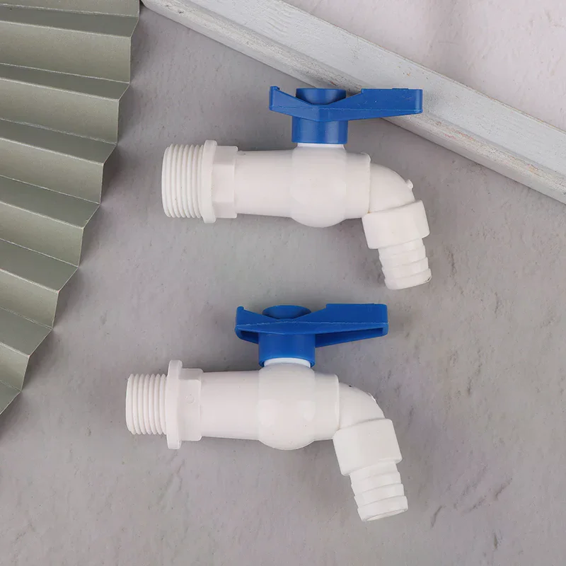 1PCPlastic Male Thread Water Faucet Tank Tap Adapter 1/2 3/4 Inch Drainage Aquarium Valve Replacement Tap for Garden Accessories