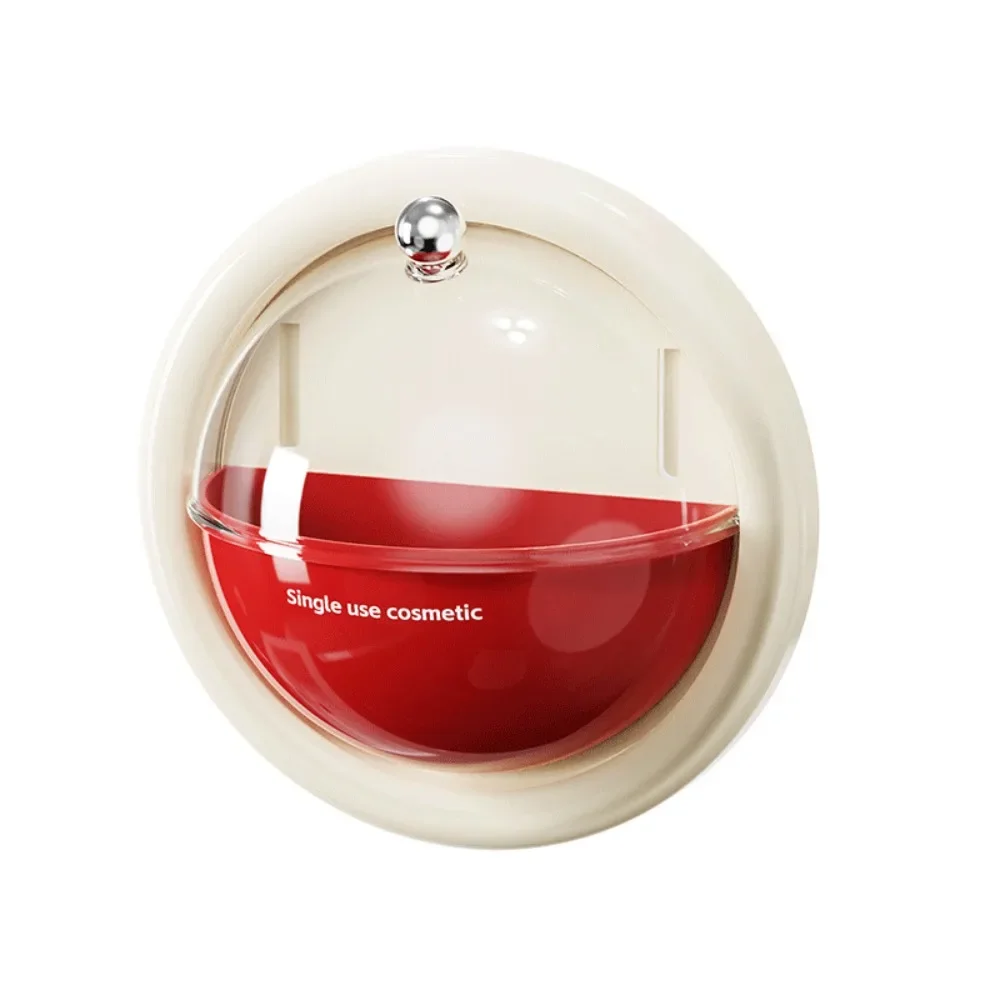 Rotating Flip Cover Single-use Essence Storage Box Plastic Hemispherical Wall Hanging Box Dopamine Compartment High-Capacity Box