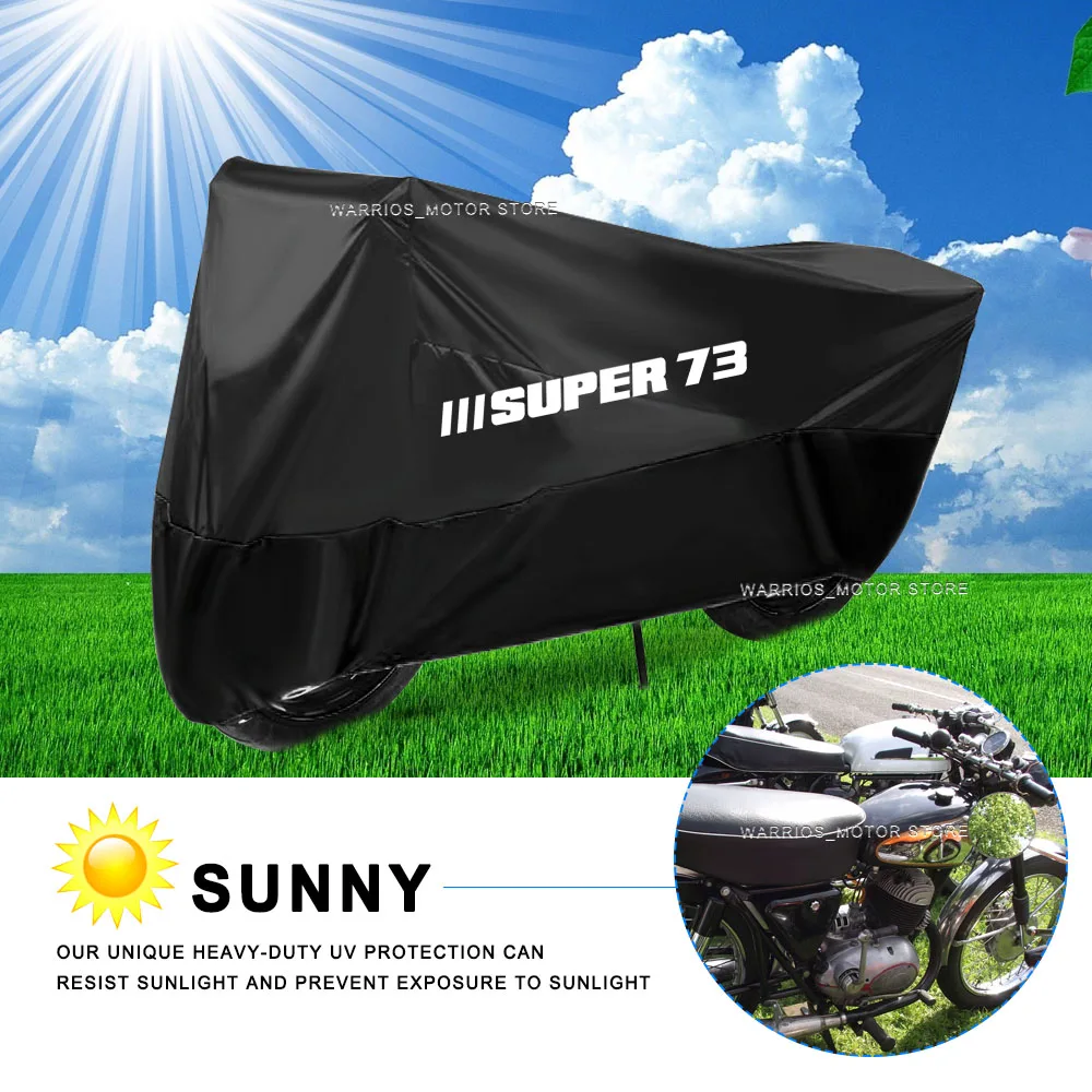 Motorcycle Cover UV Protection Dustproof Snowproof Motorcycle Waterproof Cover For Super 73-S1 73-S2 73-Z1 73-ZX 73-RX 73 2022 view 5