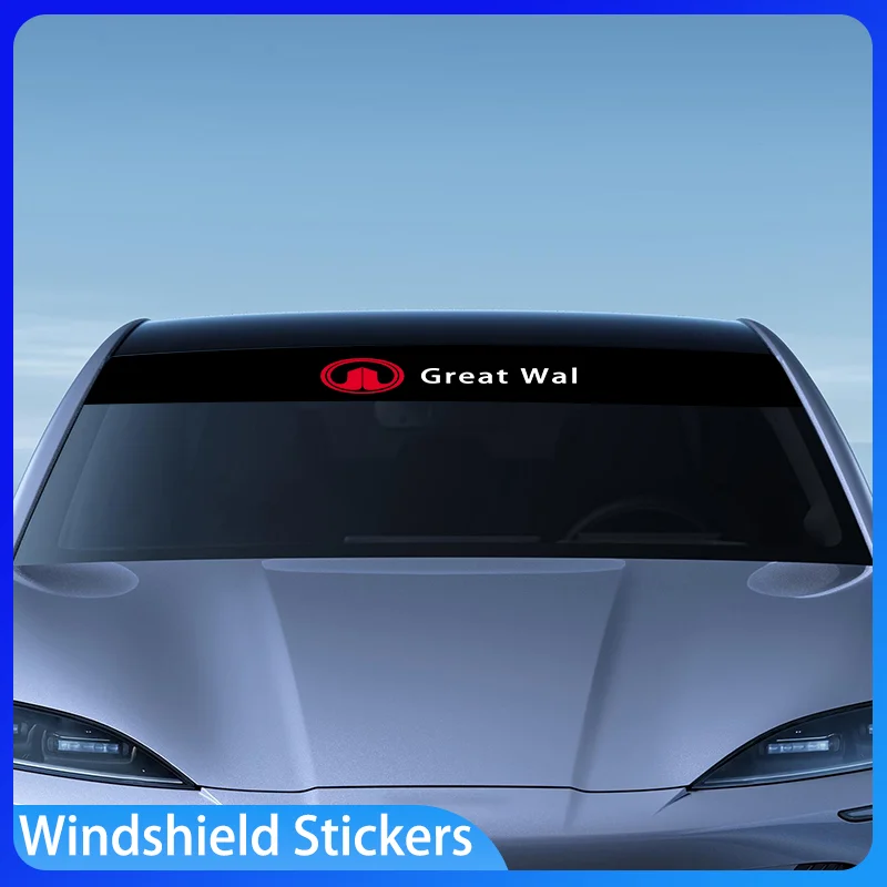 

Car Windshield Stickers Sun Shade Car Decals Sun Shade Heat Resistant Waterproof for Great Wall Hover H5 H3 Safe Wingle 5 Deer