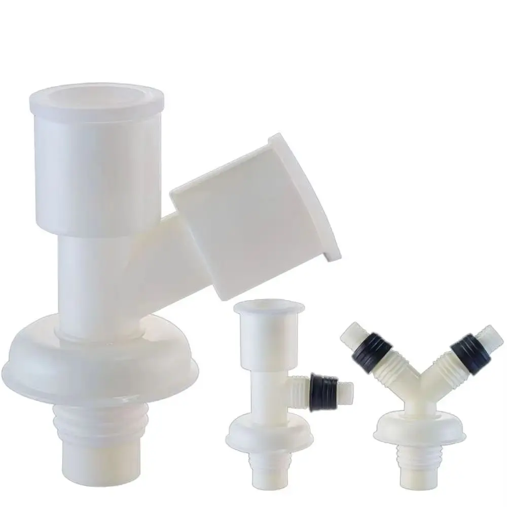 Durable Dual-Purpose Washing Machine Drainer Anti-Return Pipe Tee Sink Drain Pipe Adapter Multifunctional Anti Odor Sewer Branch