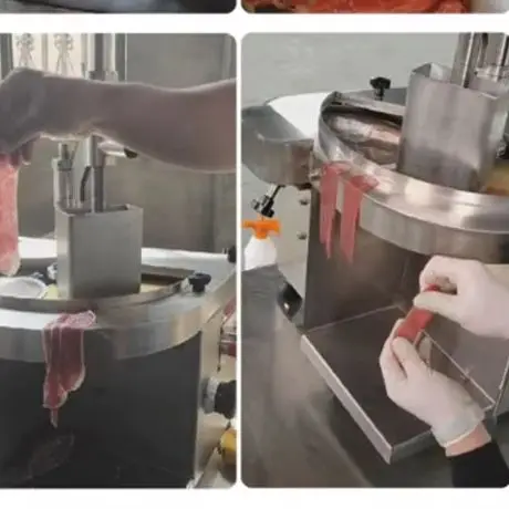 

Полностью автоматический электрический слайсер для мяса, промышленный слайсер для замороженного мяса