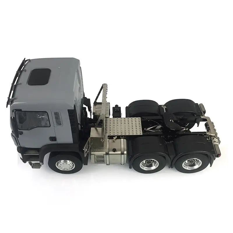 LESU RC 1/14 Metal 6*4 Axles Tractor Truck Painted Light Radio Motor Servo Outdoor RC Heavy Machine Toys