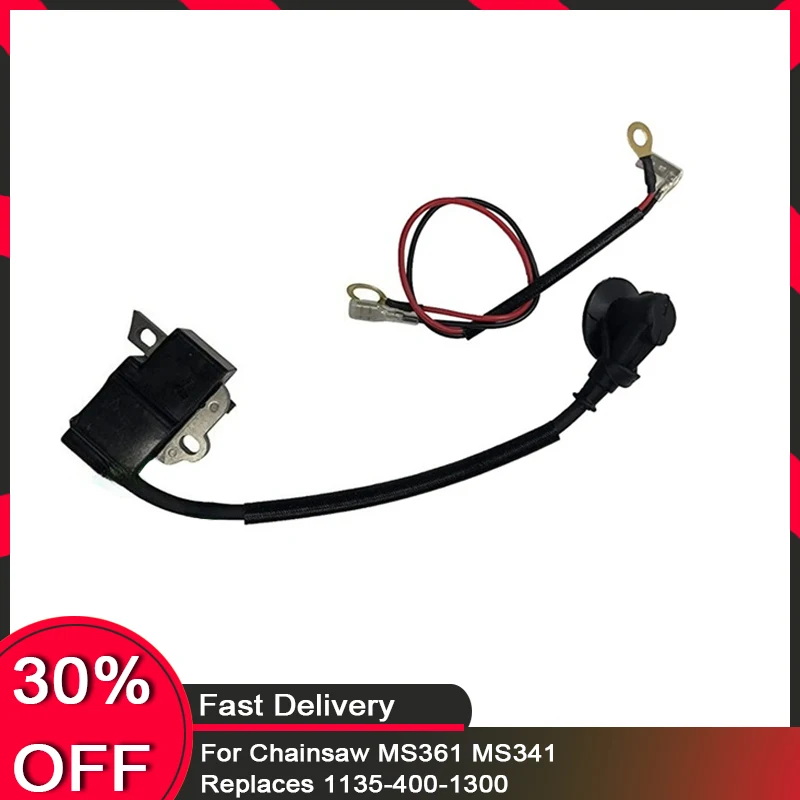 Ignition Coil for Chainsaw MS361 MS341 Replaces 1135-400-1300