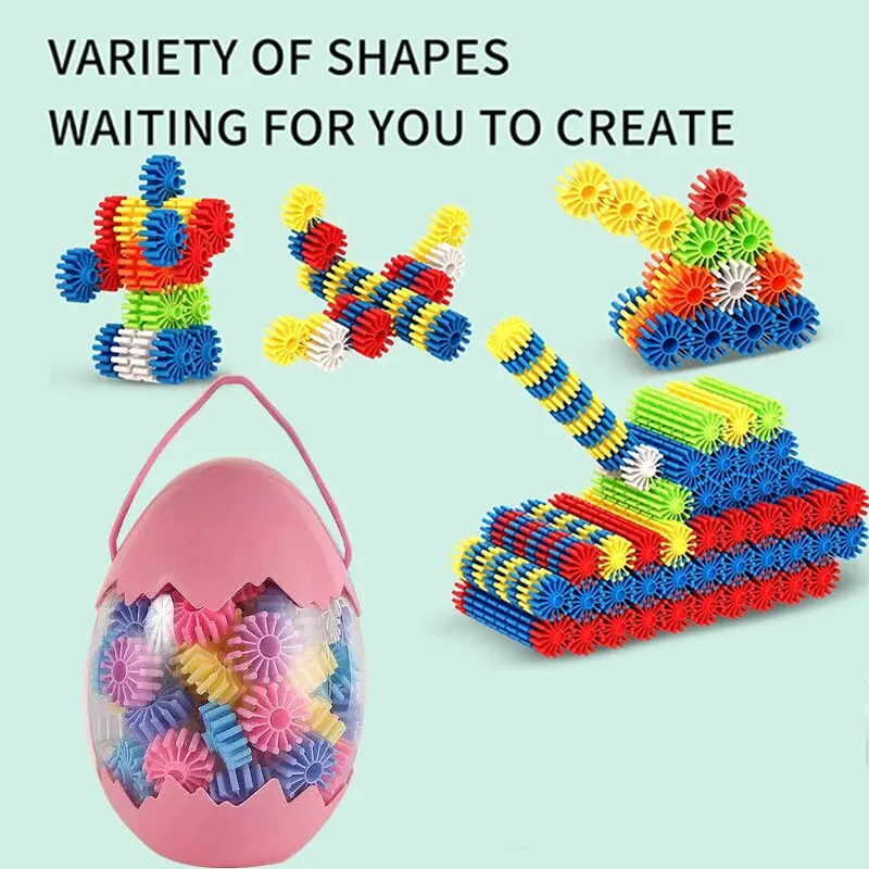 

Large Particle Gear Building Blocks 72pcs Early Education Puzzle CHILDREN'S Building Block Toys