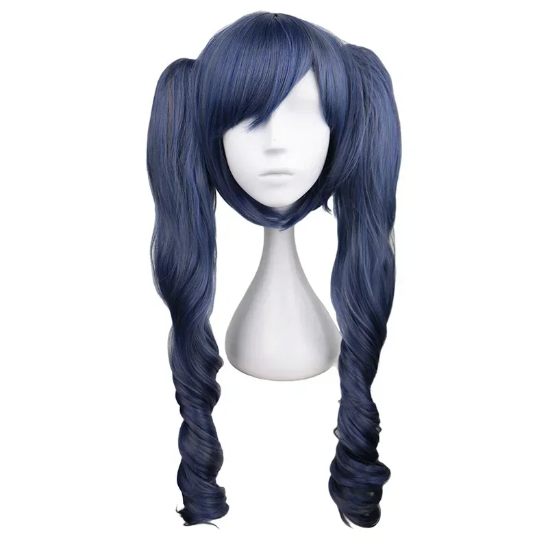 Long Curly Cosplay Gray Wigs Synthetic Hair Kuroshitsuji Black Butler Ciel Phantomhive Costume Peruca Pelucas for Men Women
