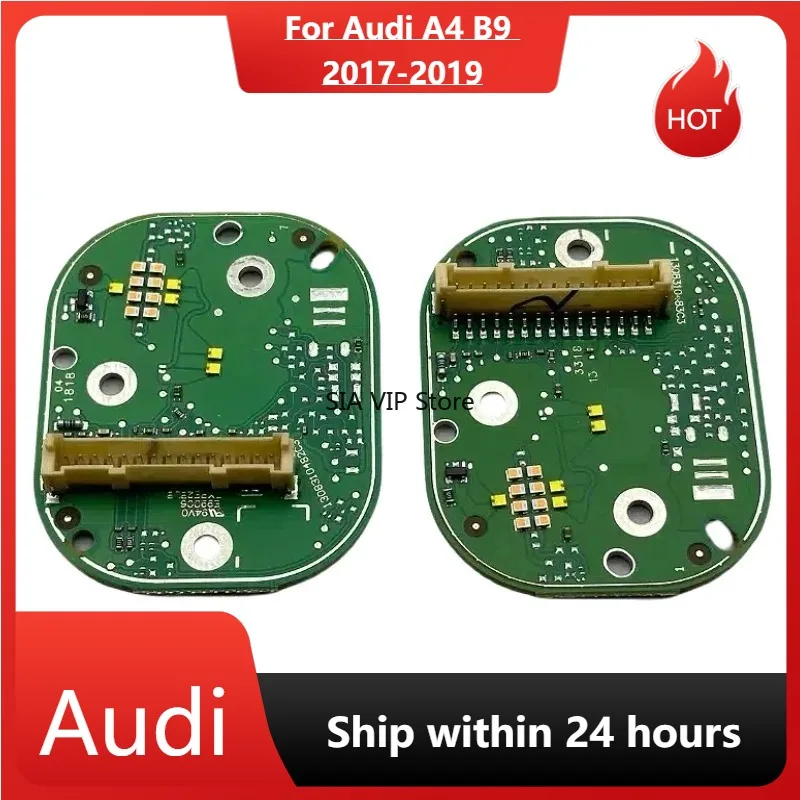 

For Audi A4 B9 2017 2018 2019 NEW Headlight DRL Angel Eyes Daytime Running Light Chip Board OE 1305715395 1305715396