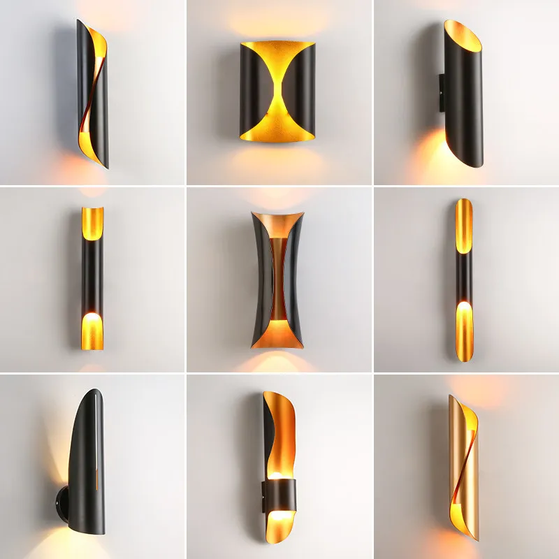 

Современный металлический настенный светильник для улицы, водонепроницаемый, для веранды и сада, светодиодные бра для дома, для прихожей, спальни, прикроватной зоны, декоративное освещение