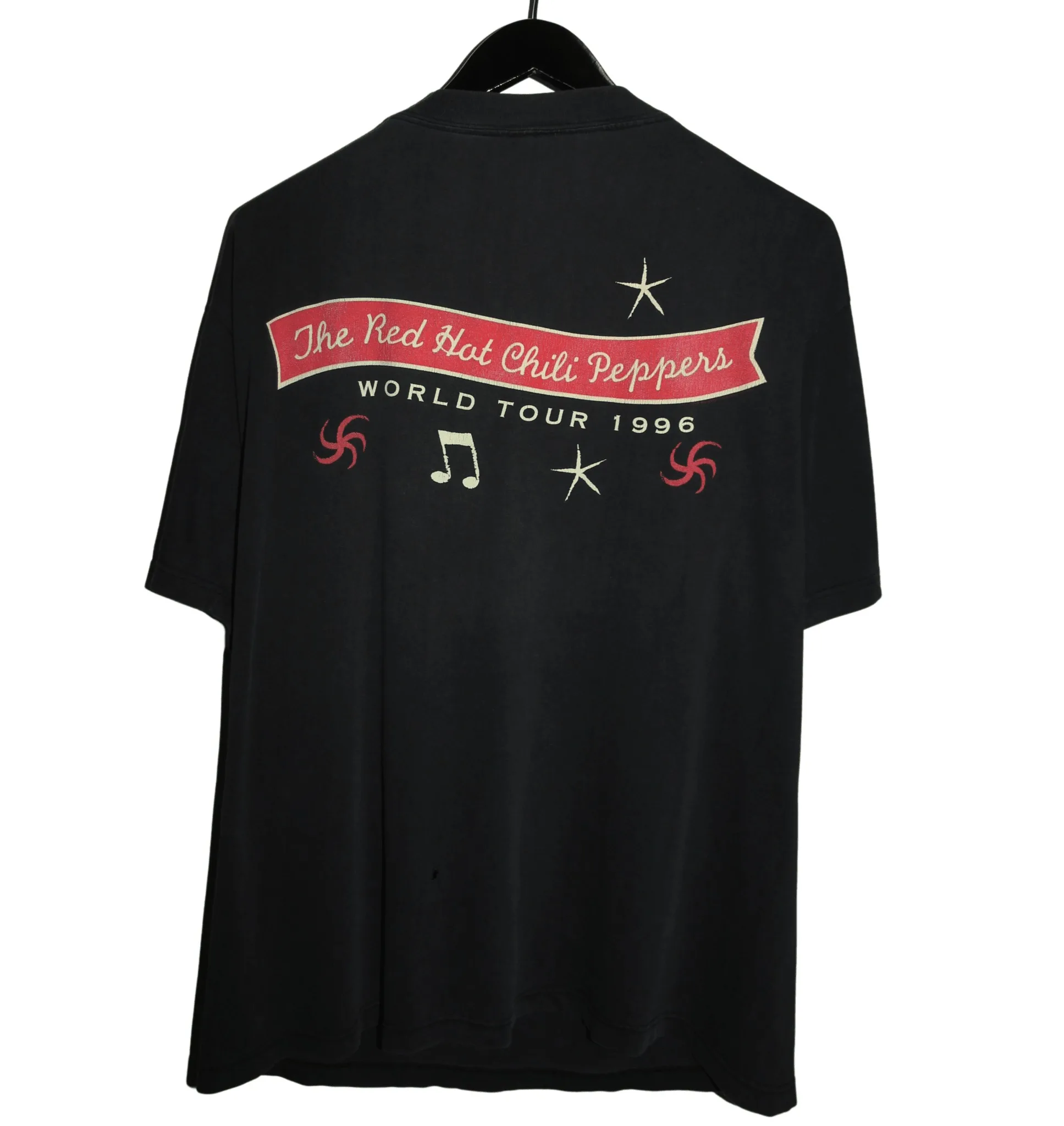 Red Hot Chili Peppers 1990 RHCP Rockband Grafik-T-Shirt aus Baumwolle, für Herren und Damen, Streetwear-T-Shirt. – Detail 3