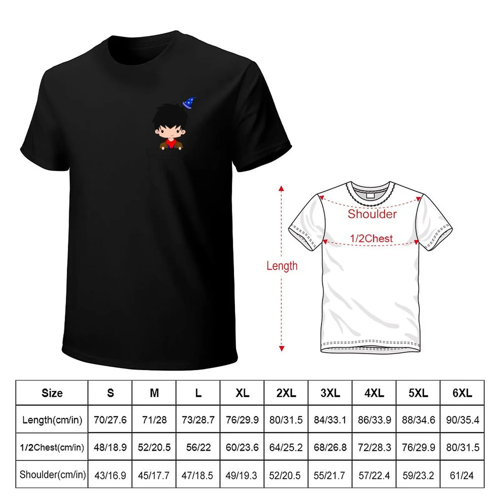 Pocket Warlock T-Shirt man t shirt summer T-Shirt