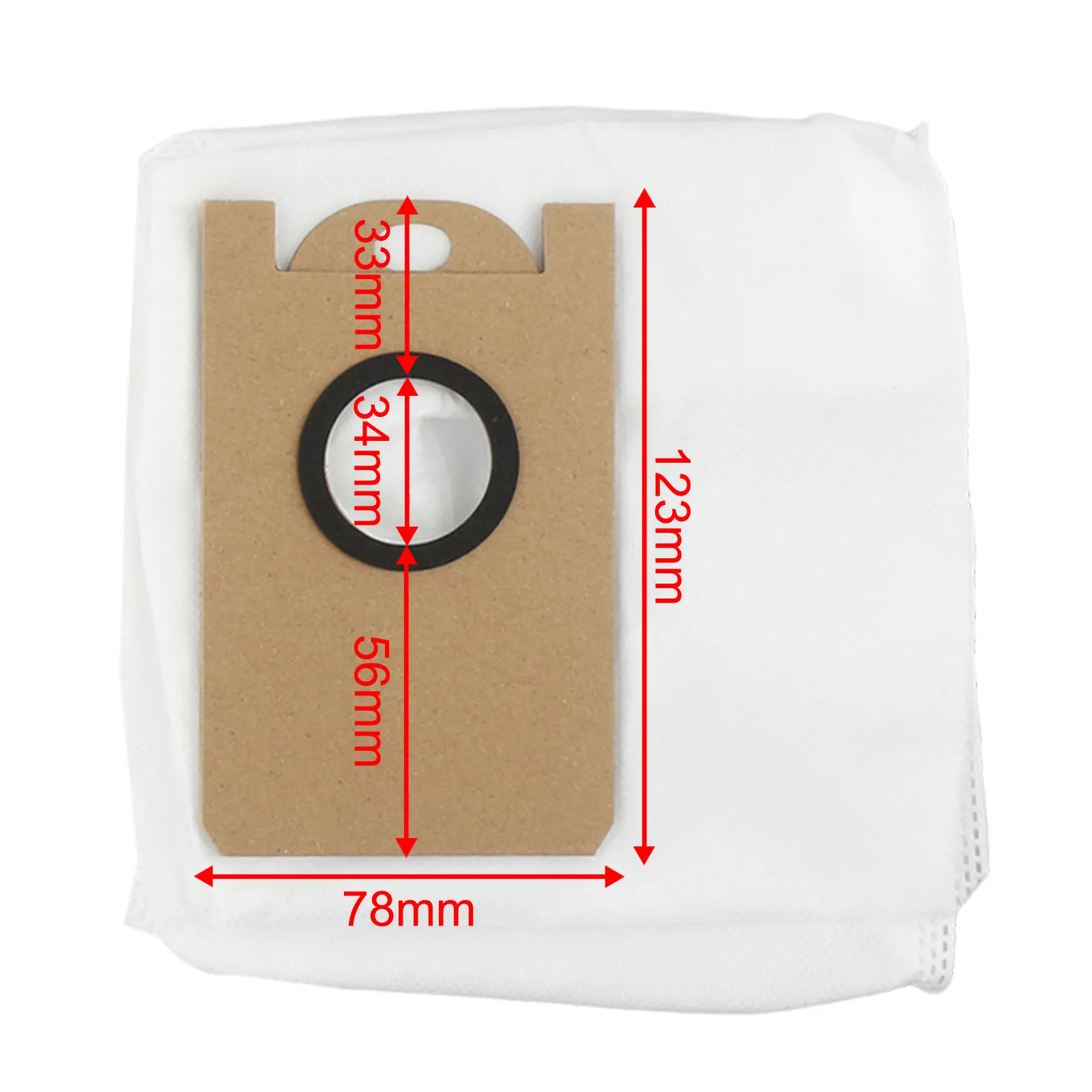 5 Pack Reusable Dust Bag Parts For IHome Nova Self Empty Robot Vacuum Cleaner Dust Bags Collector Sets Spare Parts Reus