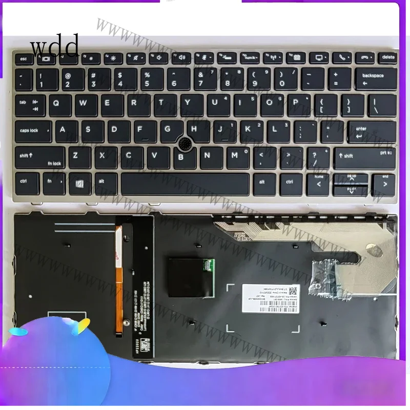 Teclado de Portátil WW US para Hp EliteBook 730 735 830 836 g5 735 g6 830 g6 L56442-031 L13697-031