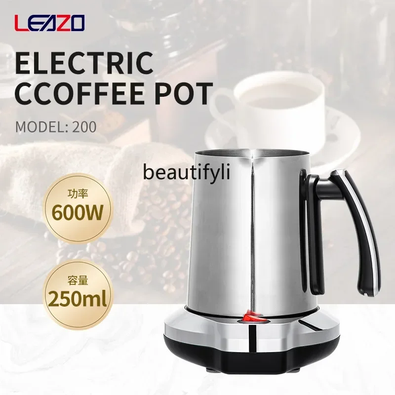 

smt61 Stainless steel household coffee pot, espresso machine, new Turkish coffee pot