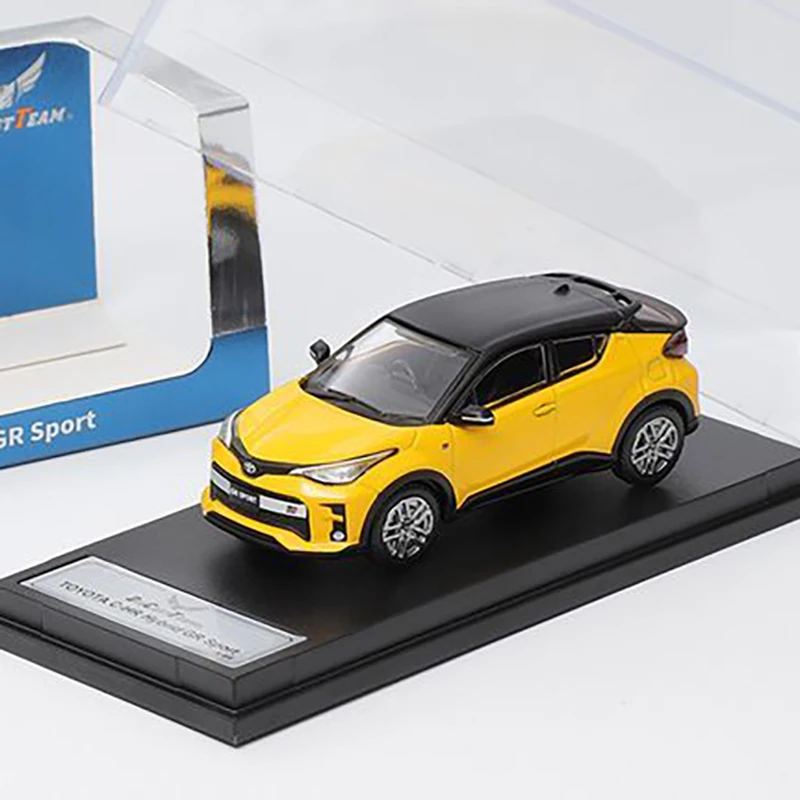 DCT 1:64 CHR CH-R Hybrid GR Sport SUV Auto in lega Fonde sotto pressione e veicoli giocattolo Modello in scala in miniatura per bambini