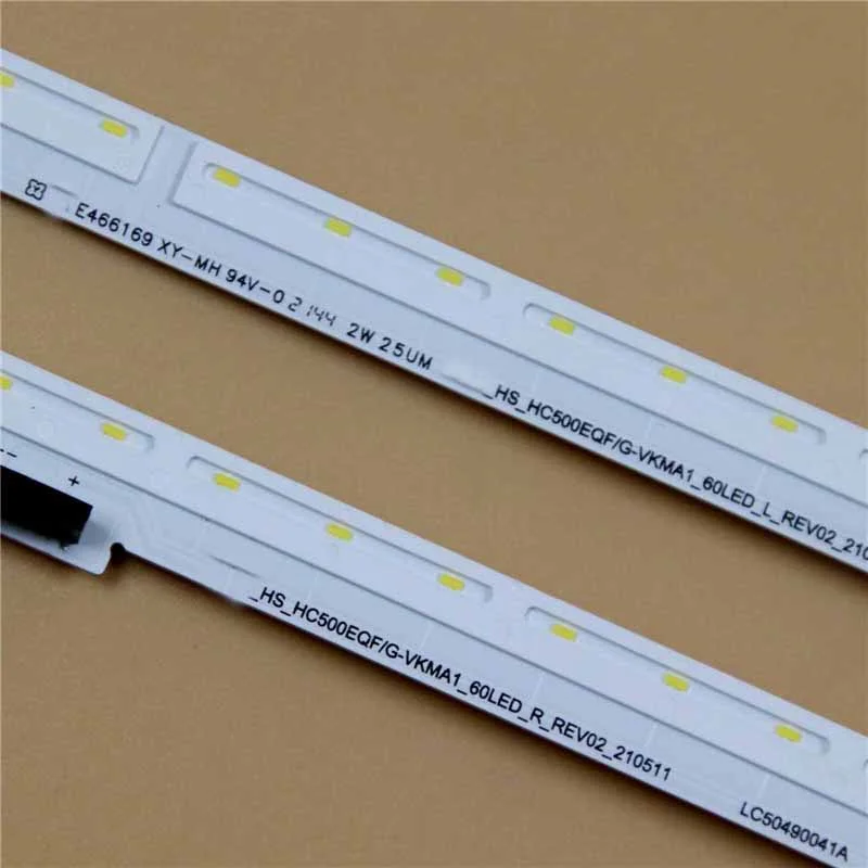 Kits TV's Illumination Bars HS_HC500EQF/G-VKMA1_60LED_L_REV02 LC50490040(1)A Backlight Strip For LG 50NAN08085 50NAN080UPA Tapes
