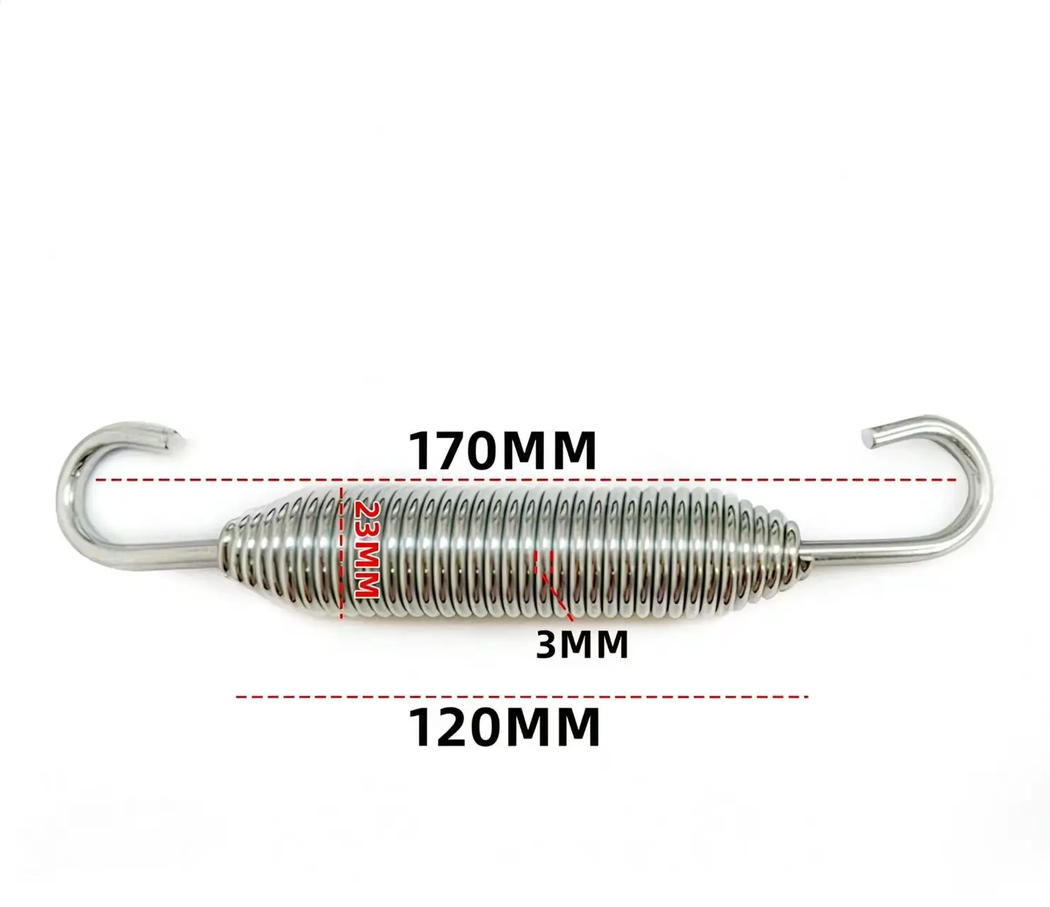 Brake Chamber Return Spring180/200mm Heavy Duty Extension Spring for Truck Semi Trailer Fuwa Axle Brake Caliper Return Spring