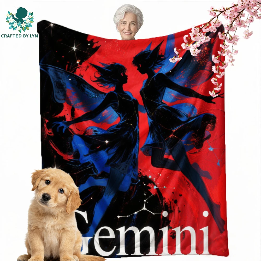 

Flannel | Flowers,Animal,Constellation| Room Decor Blanket, Camping Stuff,Festive Gift Selectio | Soft and delicate | Keep warm