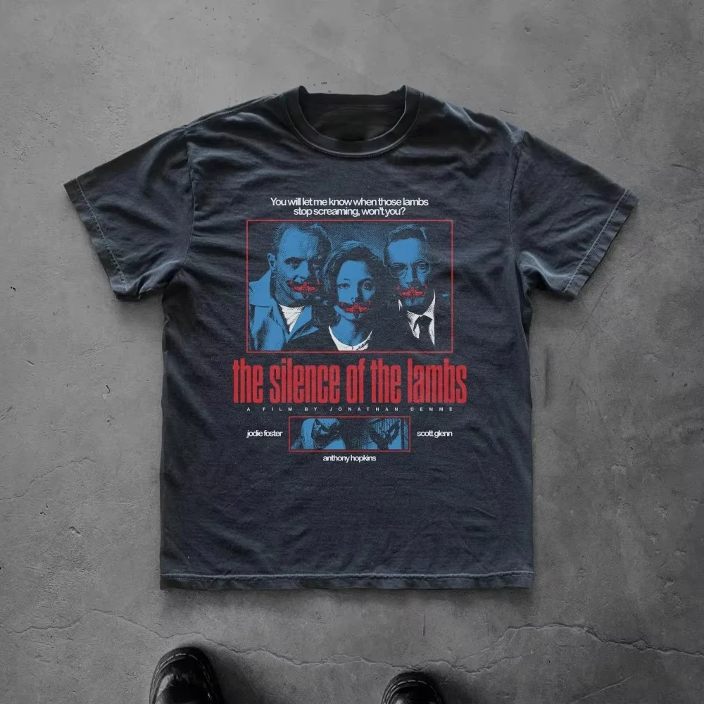 Hannibal Lecter T-shirt with The Theme of The Movie 