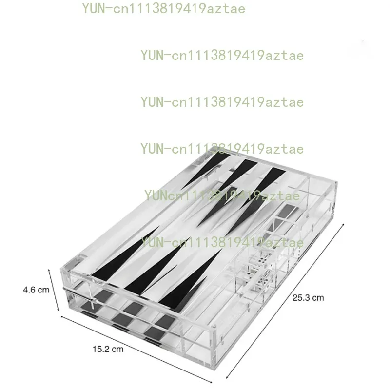Acrylic Backgammon Acrylic Board Game Pieces