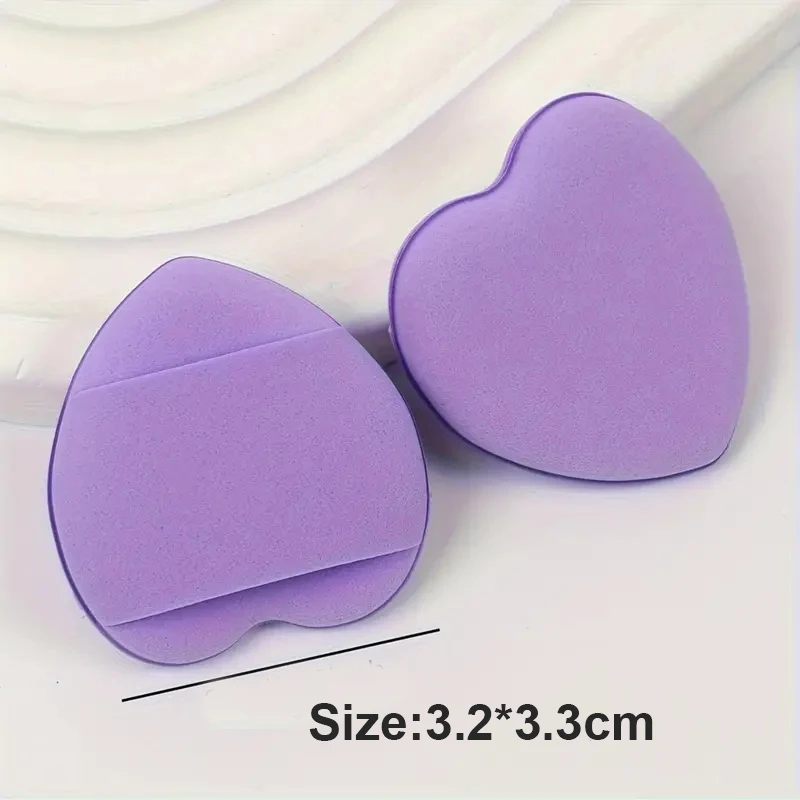 10pcs Mini Finger Powder Puff Makeup Sponge Face Concealer Foundation Air Cushion Makeup Sponge Powder Puff Detail Makeup Tools