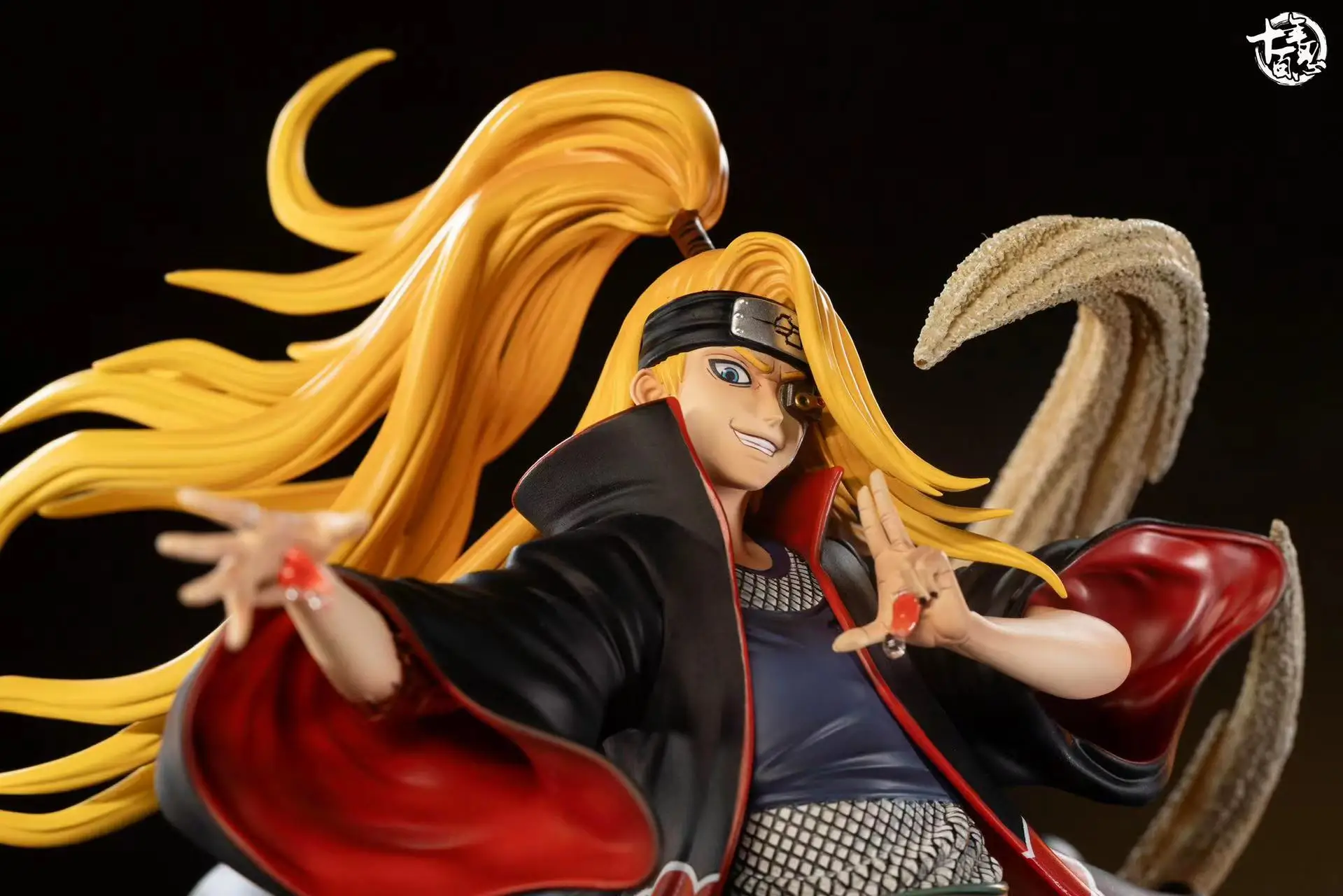 Voorverkoop 26.5Cm Naruto Gk Deidara Anime Actiefiguur Limited Edition Standbeeld Ornament Model Garage Kit Pop Speelgoed Cadeau