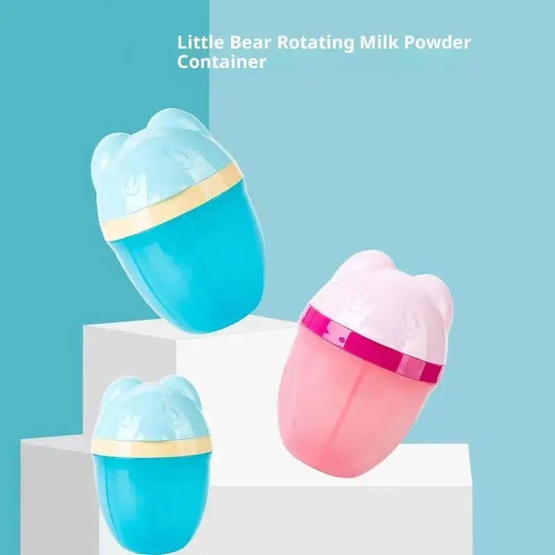 【BS】Three-Layer Portable  Container  Storage Box For Newborns With Three Rotating Compartments