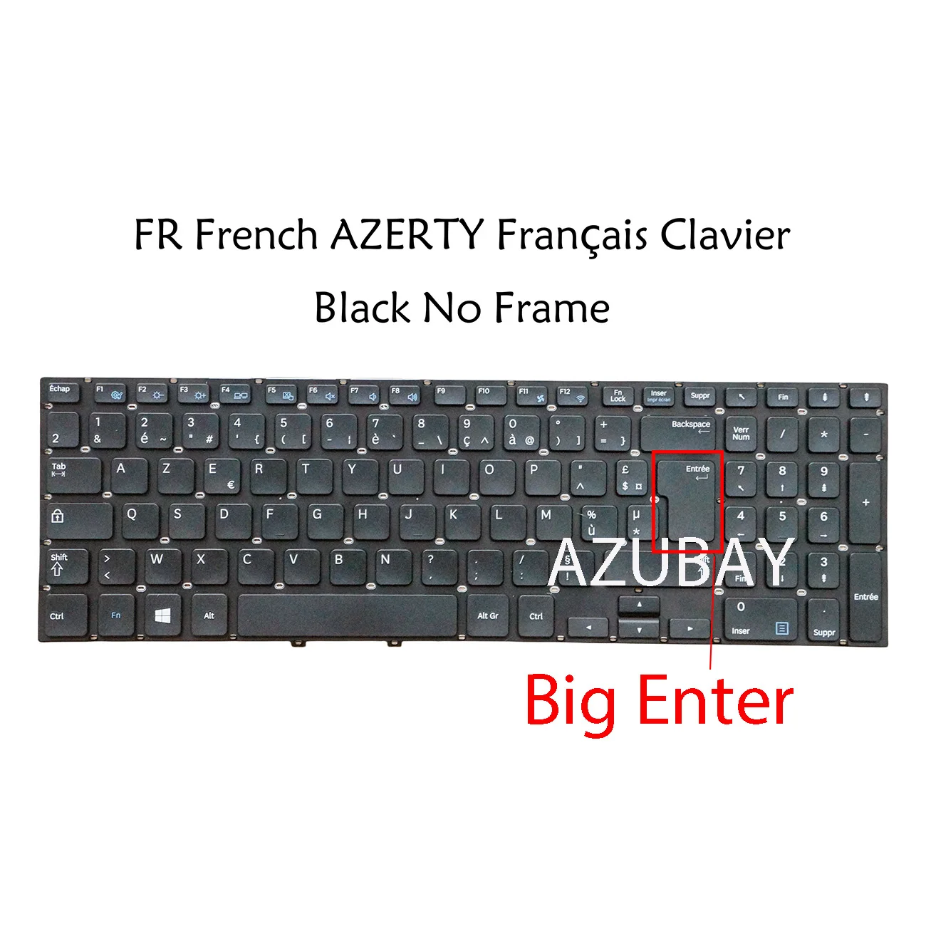 Teclado AZERTY Francês para Samsung NP550P5C NP350V5C NP355V5C 355V5C 350V5C 550P5C NP270E5V NP275E5V NP270E5E NP275E5E