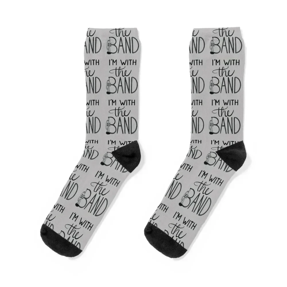 

I’m With the Band Socks ankle designer brand Hiking boots Thermal man winter Designer Man Socks Women's