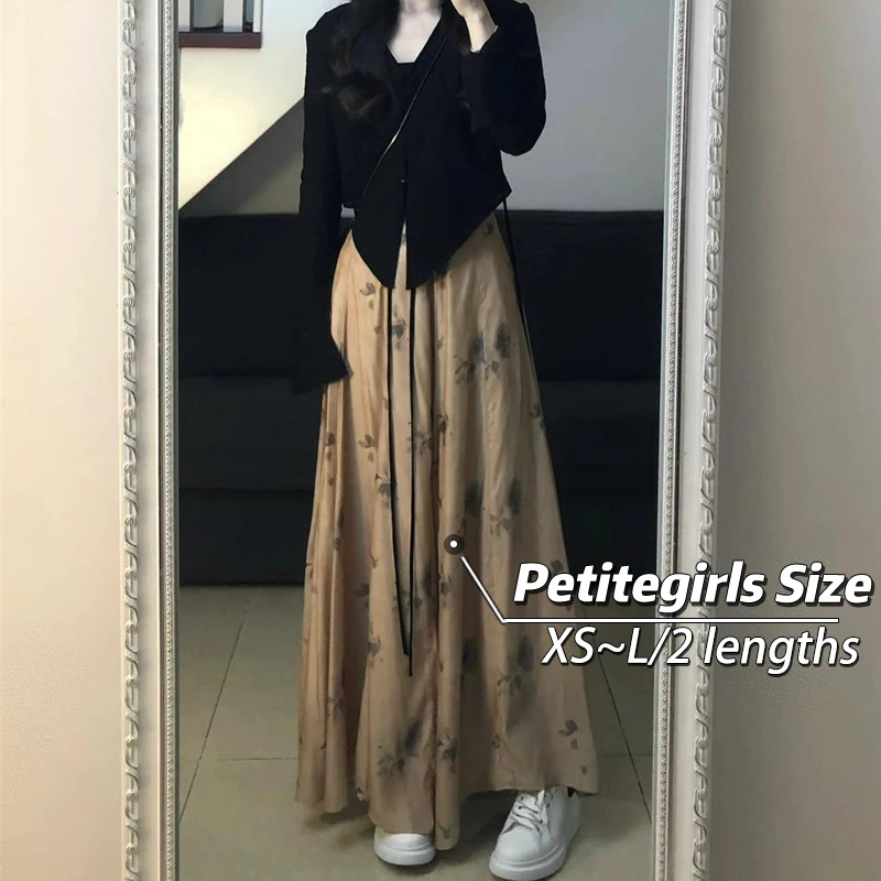 150 Small short Chinese style New Chinese retro half culottes female early spring Zen high-waisted wide-leg pants xs show height