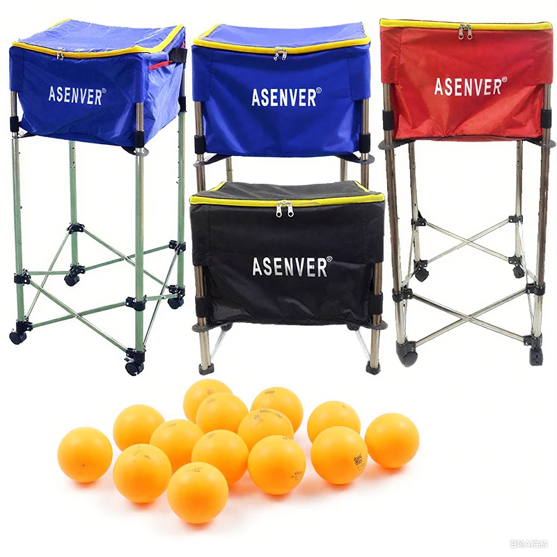 

Tennis Training Device Receiving Cart Box Basket Set 160pcs Softball Baseball Holder Moving Multi-ball Storage Basin Retriever