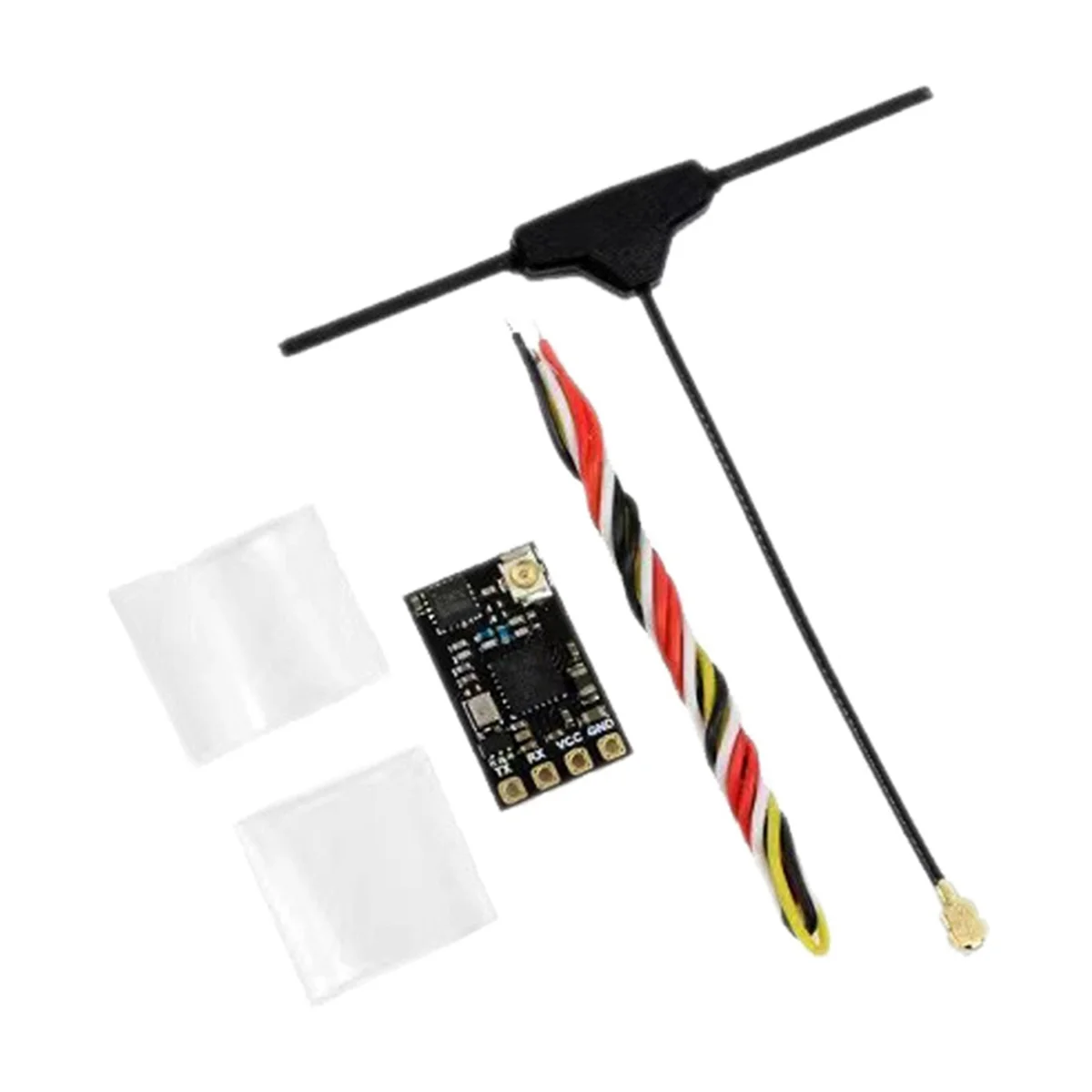 ELRS 2,4 GHz Empfänger NANO ExpressLRS Empfänger mit T-Typ-Antenne, unterstützt WLAN-Upgrade für FPV RC Drone