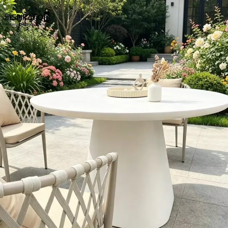 Light Weight Square Concrete End Table Simple Cement Side Table Geometric Modern Bedroom or Office Decor
