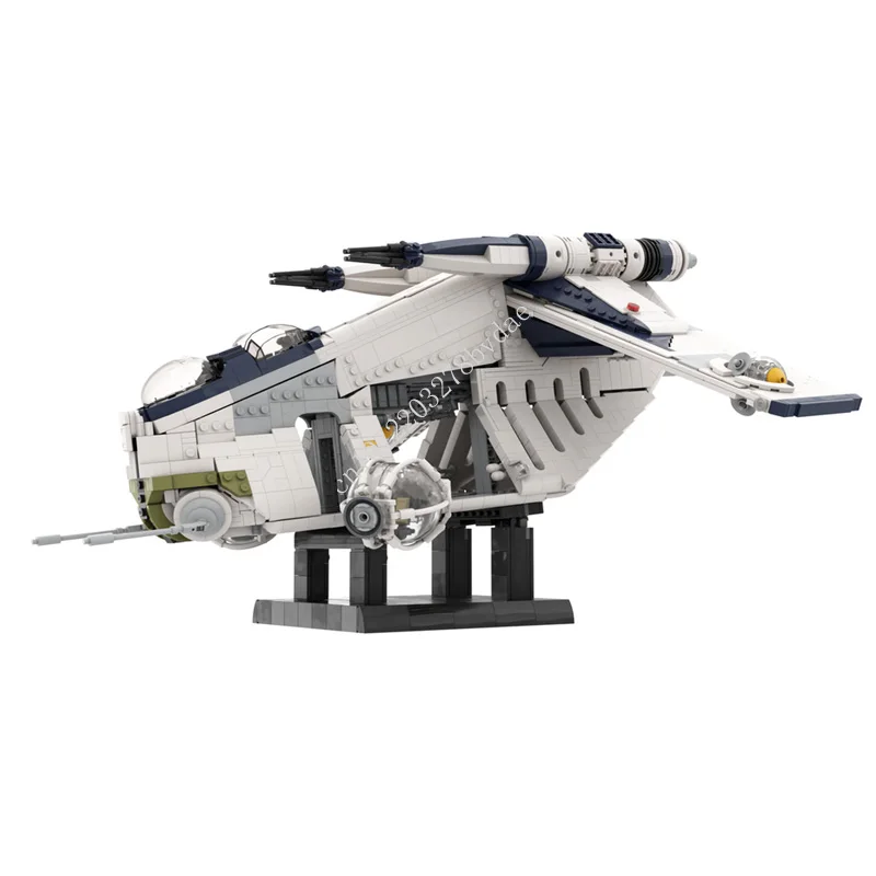 3014PCS Gunship Space War Weapon MOC SpaceShip Battle Model Building Blocks Architecture DIY Assembly Model Toys Gift