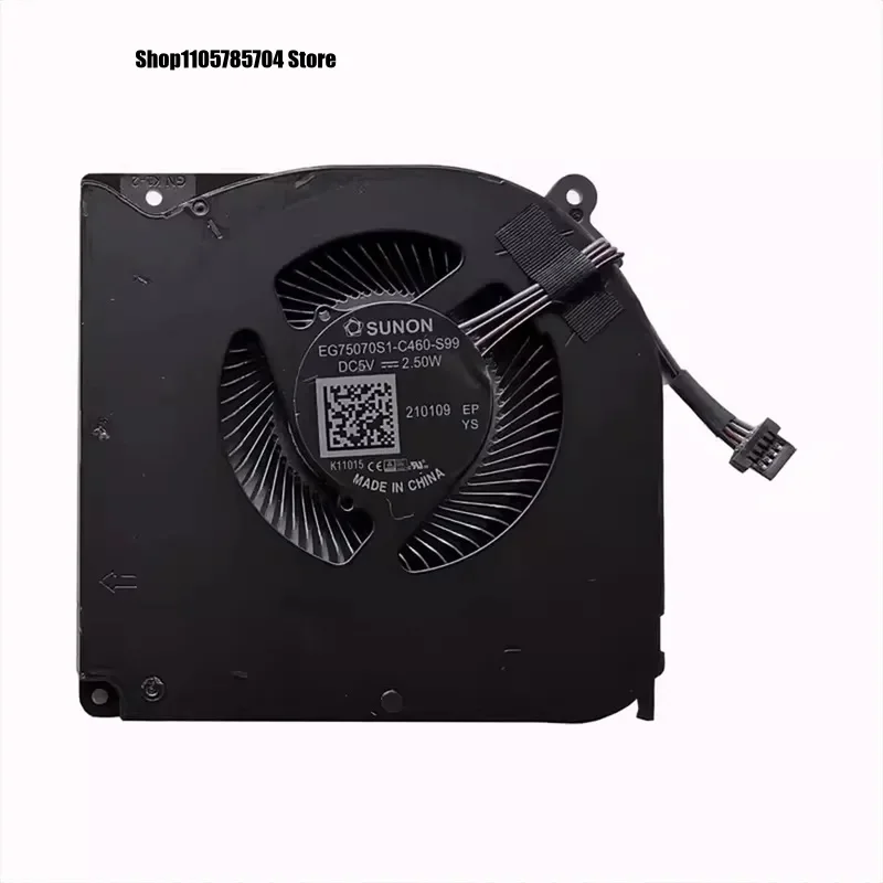DL NEW CPU Cooling Fan for MECHREVO X8TI-S X8TI-Plus X8Pro X10 Pro Cooler Fan EG75070S1-C460-S99