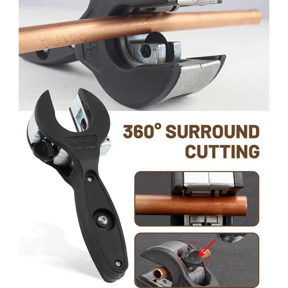

Ratcheting Tubing Cutter 8-29mm Universal Pipe Cutter Stainless Steel Copper Aluminium Ratchet Scissors Hose Cutting Hand Tools
