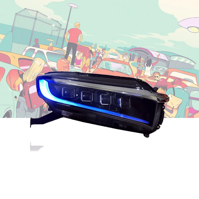 

For Honda Avancier 2017-2023 Car Accessories Auto Headlamp LED Headlight Assembly Star Racing Streamer