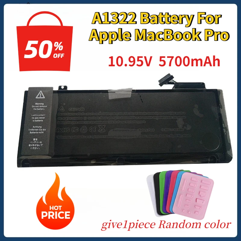 

A1322 A1278 Battery for Apple MacBook Pro 13"Inch 2009 2010 2011 2012 MB991LL/A MB990LL/A MB990J/A MC700 MC374 MD101 MD314 MC724