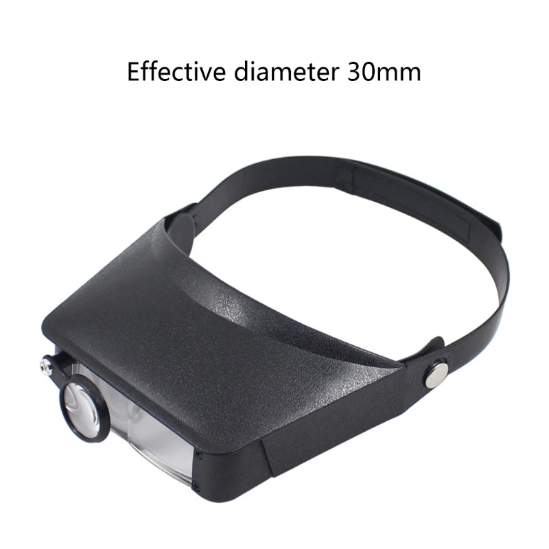 A2UD High-performance Hands Head Magnifier Head Mounted Glasses for Reading Jewellery Loupe Watch Electronic