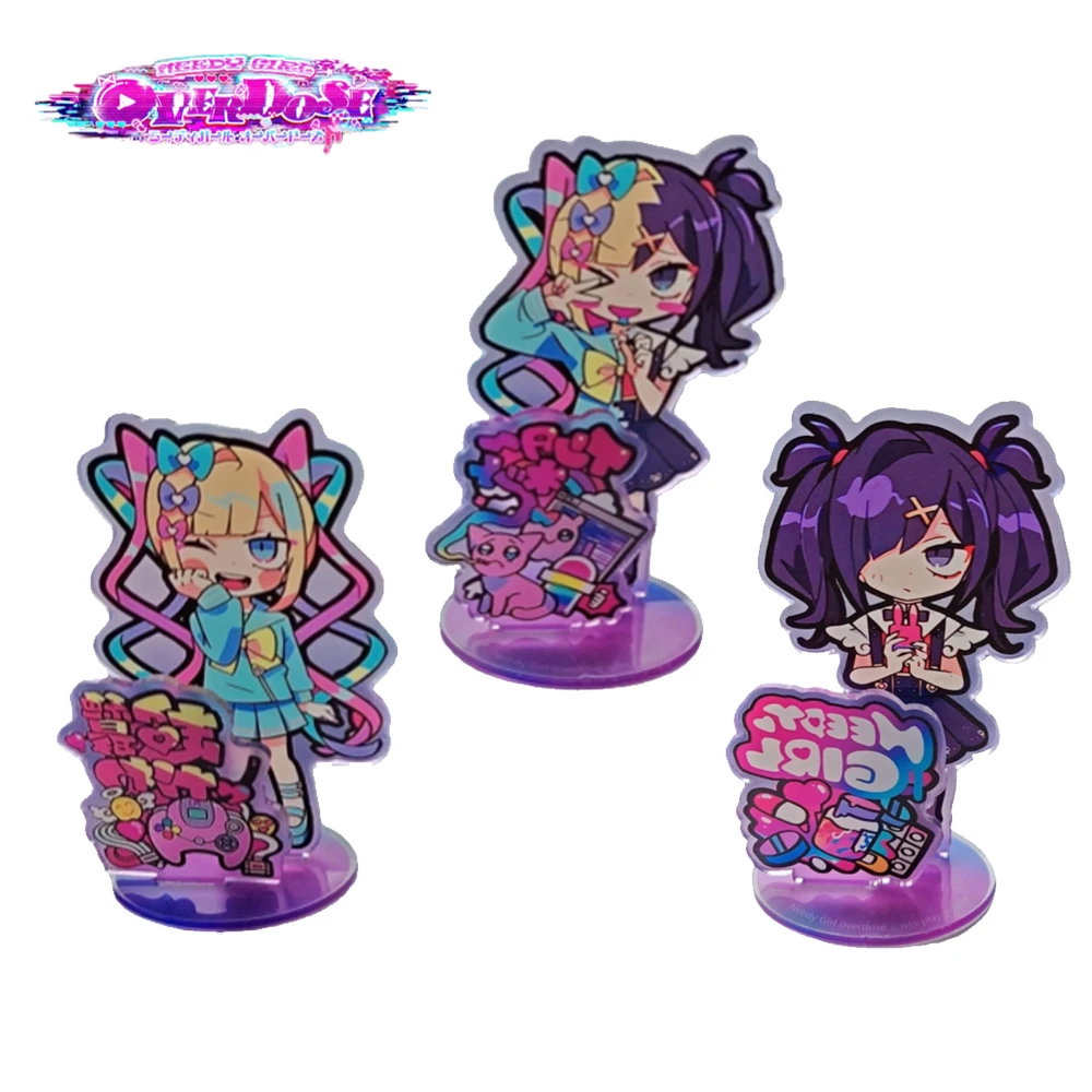 

Game Needy Girl Overdose Rain Ame KAnge Cosplay Acrylic Stand Figure Standing Plate Desk Decoration Collection Party Props